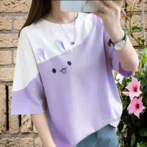 Fancy Modern Womens Top (Purple, Size - M)